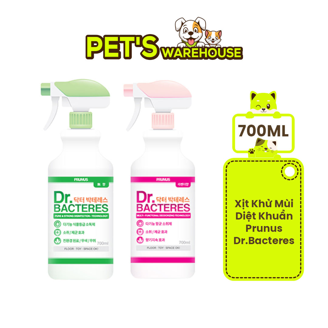 Xịt Khử Mùi Diệt Khuẩn Prunus Dr.Bacteres  700ML