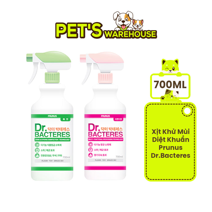 Xịt Khử Mùi Diệt Khuẩn Prunus Dr.Bacteres  700ML