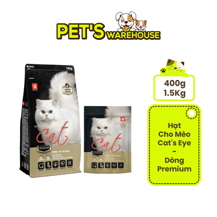 [400G - 1.5KG] Cat's Eye Premium Cat Food for All Ages