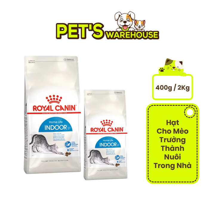 [400G - 2KG] Hạt Royal Canin Mèo Indoor
