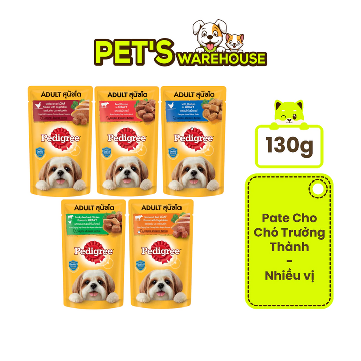 [80G - 130G] Pate Pedigree Chó Mọi Lứa Tuổi