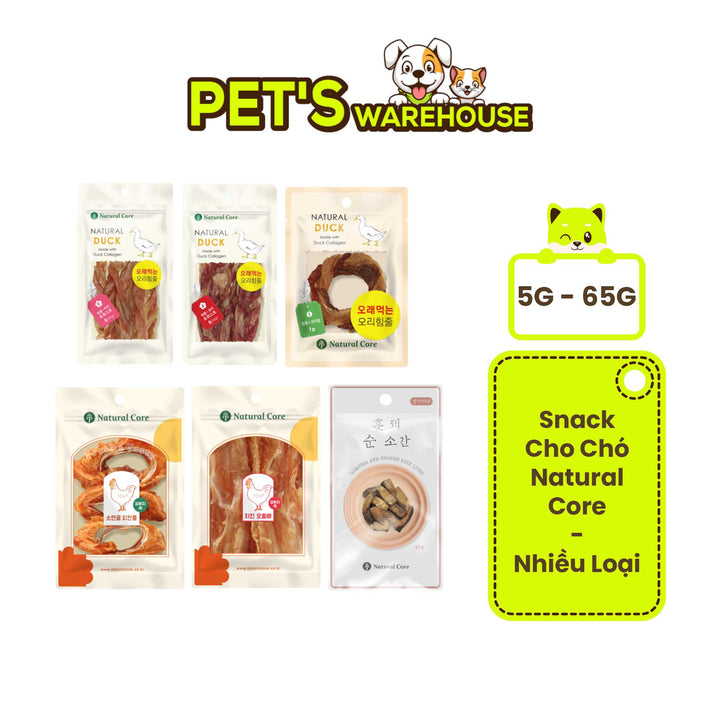 Snack Natural Core Thịt Sấy Chó Mọi Lứa Tuổi | Pet's Warehouse