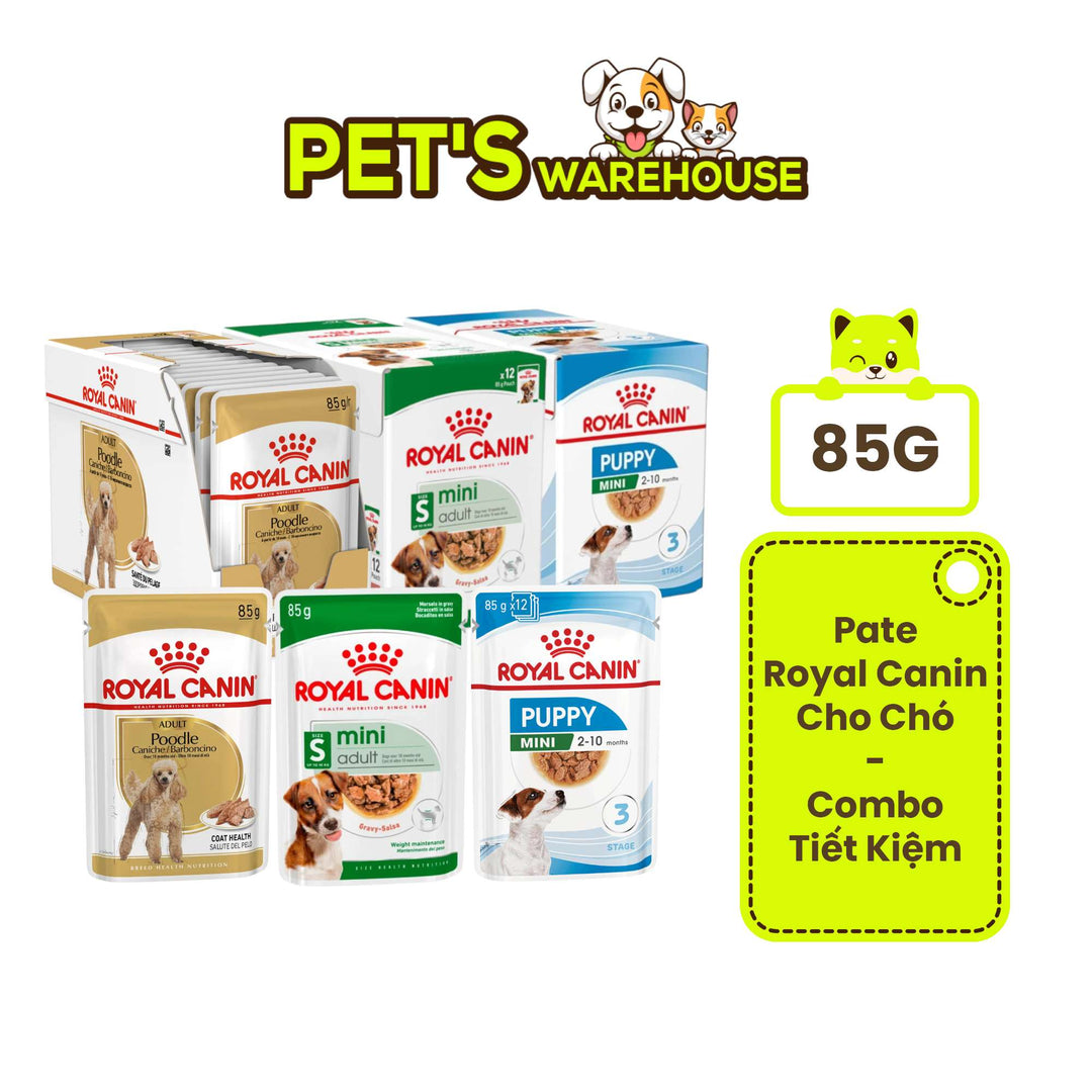 [Combo 3 - 12 Gói] Pate Royal Canin Cho Chó, Gói 85g