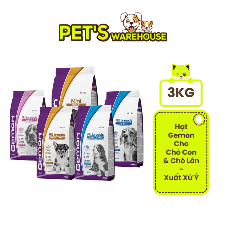 Hạt Gemon Cho Chó 3KG