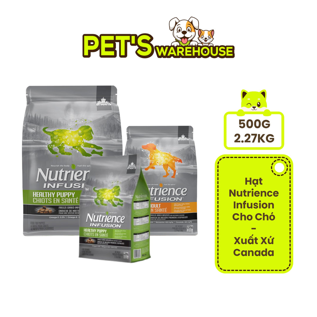 [500g - 2.27Kg] Hạt Nutrience Infusion Cho Chó Con, Chó Trưởng Thành