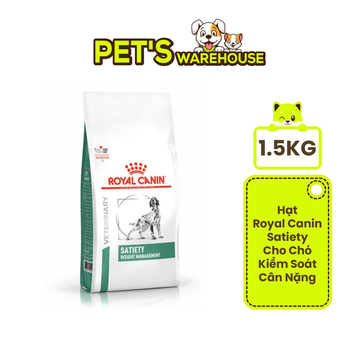 Hạt Royal Canin Satiety Weight Management Cho Chó Kiểm Soát Cân Nặng, Túi 1.5Kg