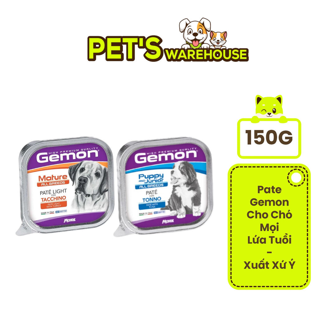 Pate Gemon Chó Mọi Lứa Tuổi  150G