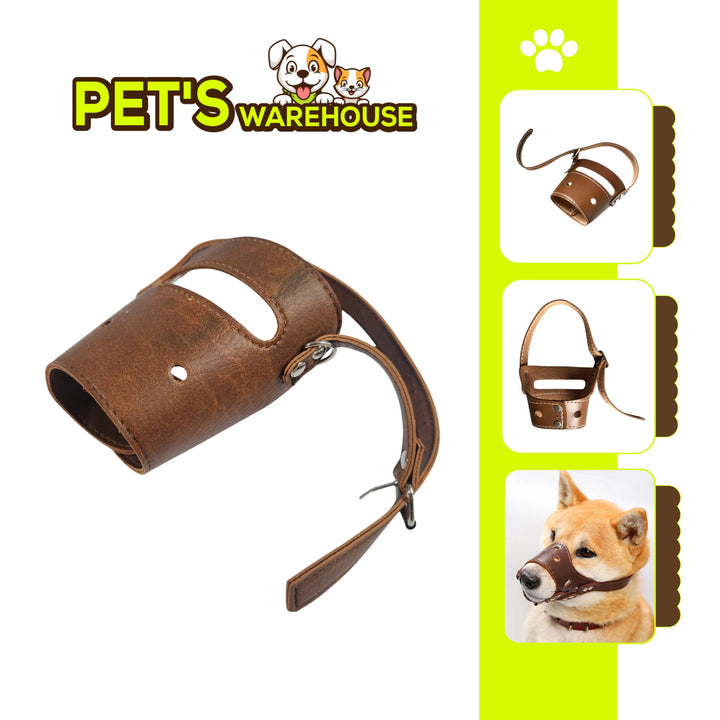 Rọ Mõm Cho Chó, Chống Cắn & Sủa, Da Mềm Thoải Mái, Chắn Chắn, Nhiều Size Cho Chó Nhỏ - Vừa - Lớn