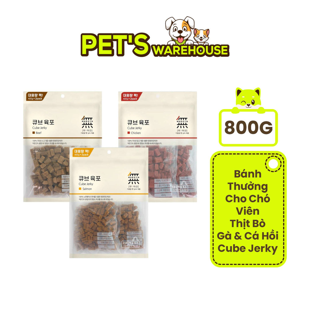 [800G] Snack Bowwow Cube Chó Mọi Lứa Tuổi | Pet's Warehouse
