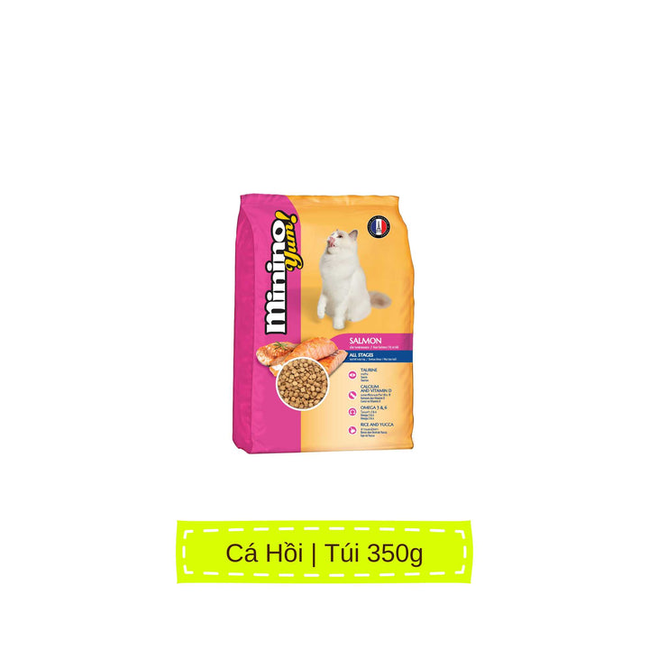 [350G - 1.5KG] Hạt Minino Yum Mèo Mọi Lứa Tuổi | Pet's Warehouse