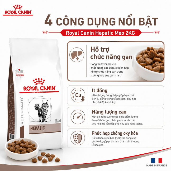 Royal Canin Hepatic Mèo 2KG