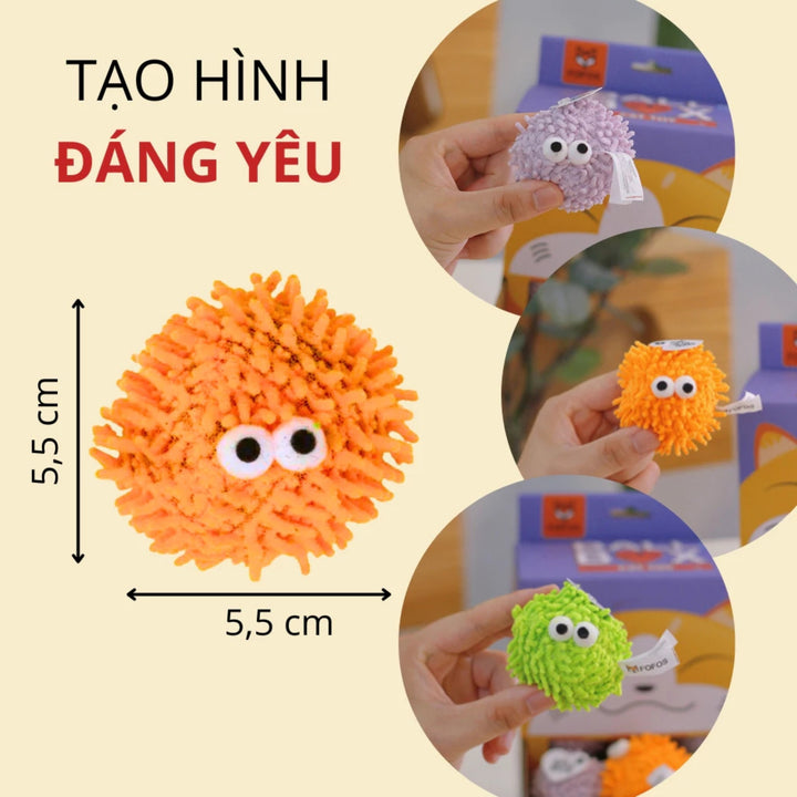 Đồ Chơi Fofos Banh Tròn Nhiều Hình Chó Mèo