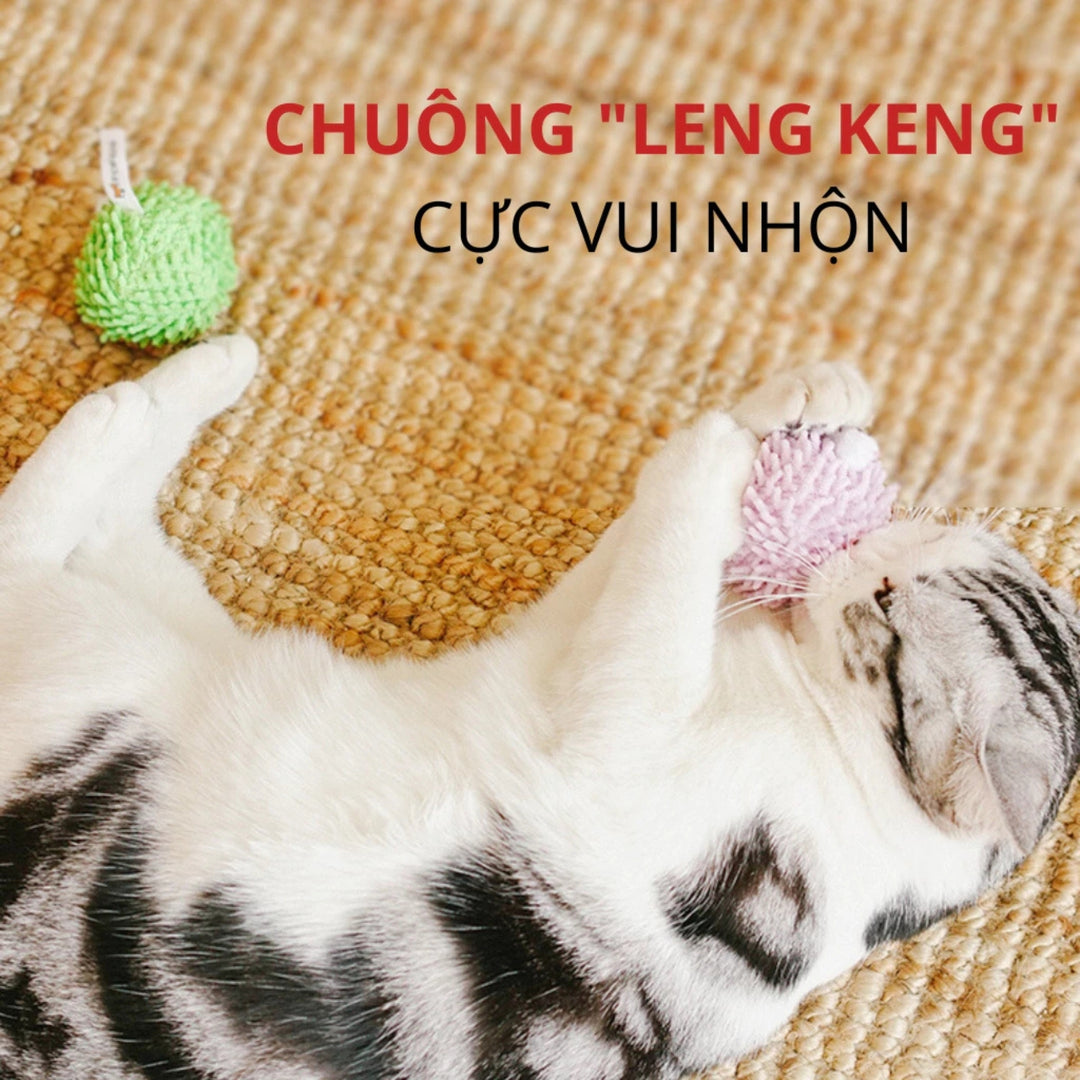Đồ Chơi Fofos Banh Tròn Nhiều Hình Chó Mèo