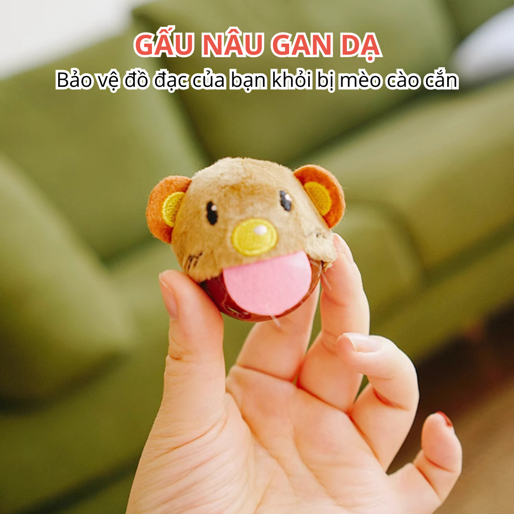 Đồ Chơi Fofos Banh Tròn Nhiều Hình Chó Mèo