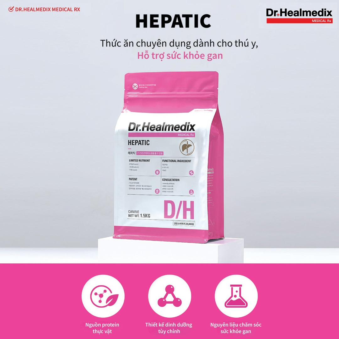 Hạt Cho Chó DR. HEALMEDIX HEPATIC (D/H) - HỖ TRỢ GAN