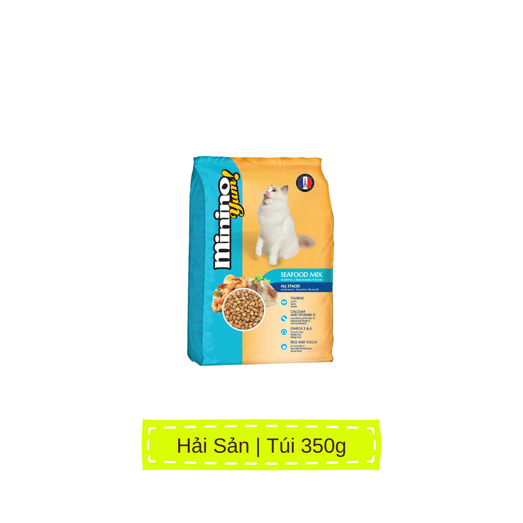 [350G - 1.5KG] Hạt Minino Yum Mèo Mọi Lứa Tuổi | Pet's Warehouse