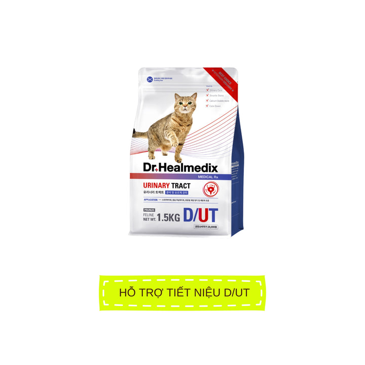 Hạt Cho Mèo Dr. Healmedix Tiết Niệu (D/UT) - (Túi 1.5kg)