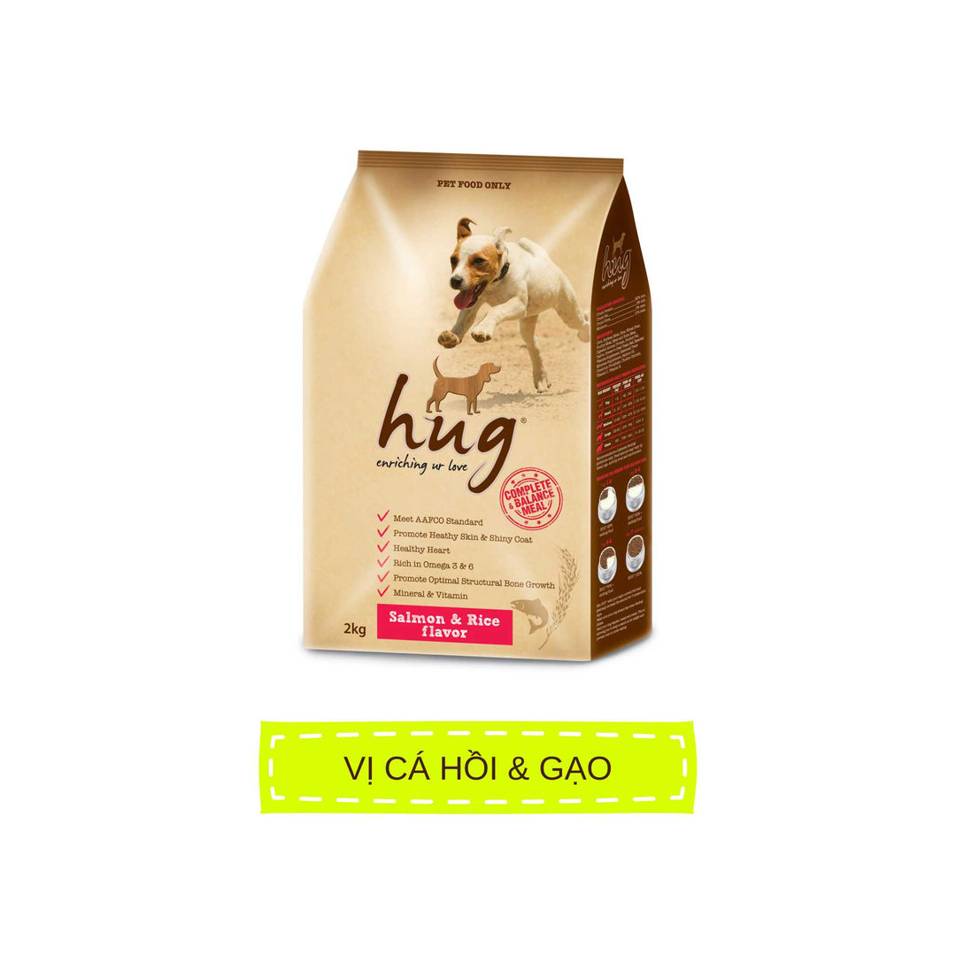 Hạt Cho Chó Trưởng Thành Hug, Túi 2Kg