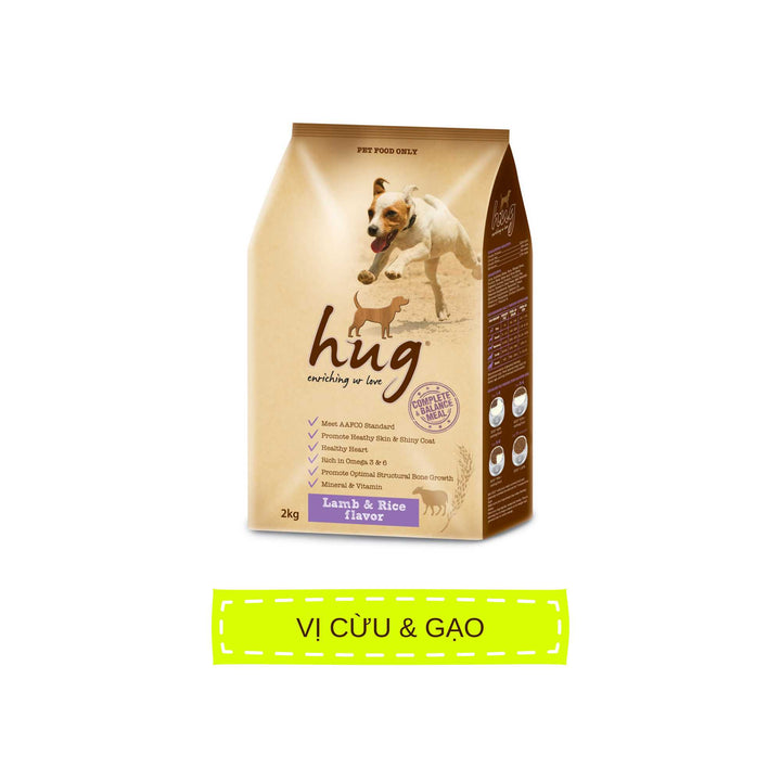 Hạt Cho Chó Trưởng Thành Hug, Túi 2Kg