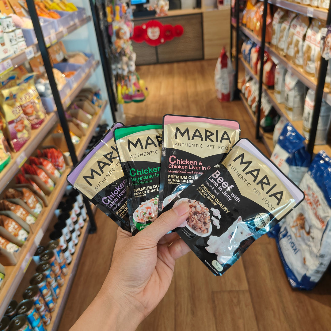 Pate Maria Chó Con, Chó Trưởng Thành Gói 70G, Ăn Ngon Hơn, Bổ Sung Năng Lượng