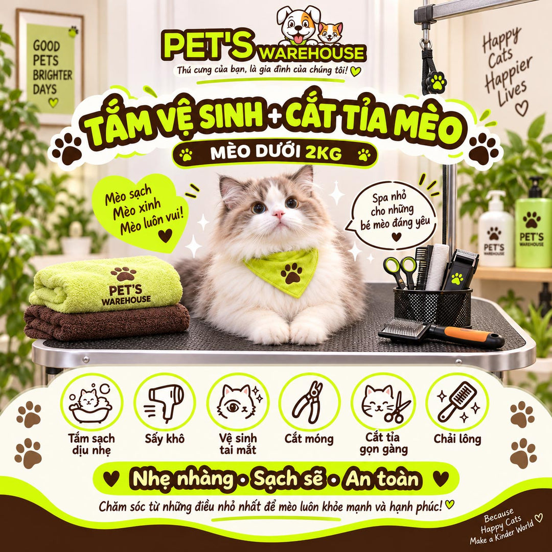 SPA - GROOMING MÈO - Chi Nhánh Kim Sơn