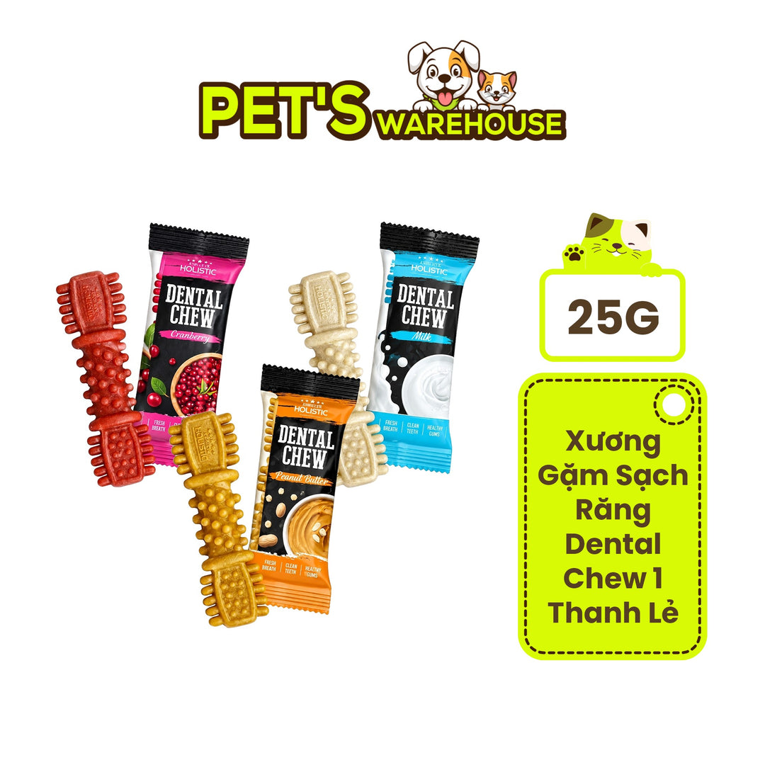 Xương Gặm Sạch Răng Dental Chew 1 Thanh Lẻ, 25g