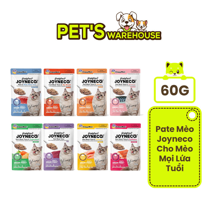 Pate Mèo Joyneco Cho Mèo Mọi Lứa Tuổi Gói 60G