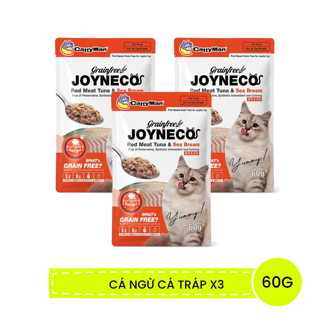 Pate Mèo Joyneco Cho Mèo Mọi Lứa Tuổi Gói 60G