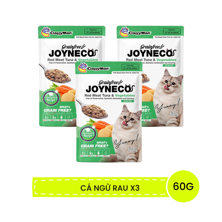 Pate Mèo Joyneco Cho Mèo Mọi Lứa Tuổi Gói 60G