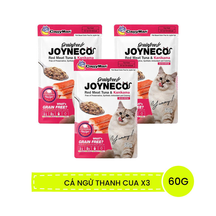 Pate Mèo Joyneco Cho Mèo Mọi Lứa Tuổi Gói 60G