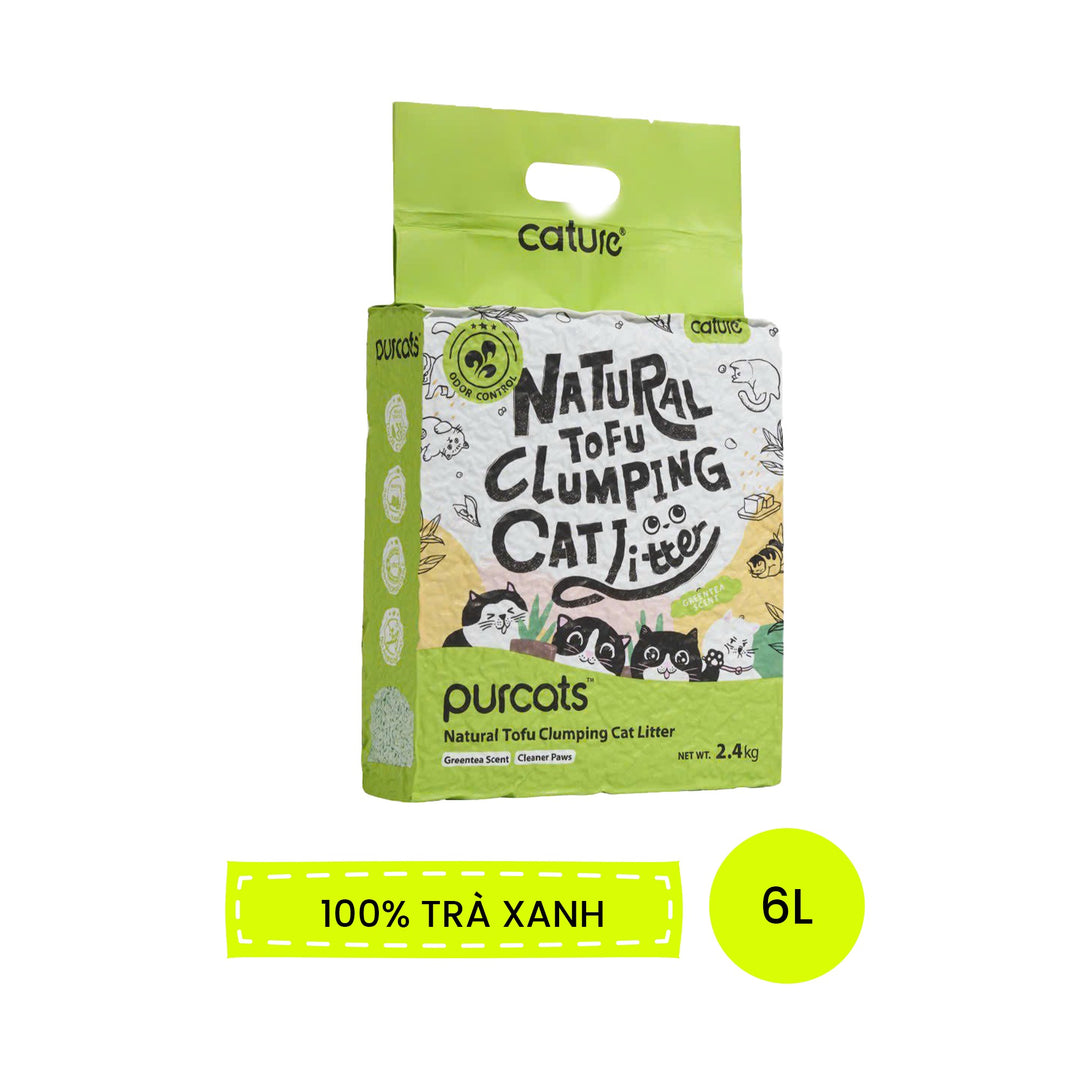Cát Vệ Sinh Đậu Nành, Đậu Nành Mix Đất Sét Cature