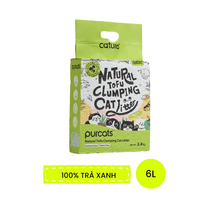 Cát Vệ Sinh Đậu Nành, Đậu Nành Mix Đất Sét Cature