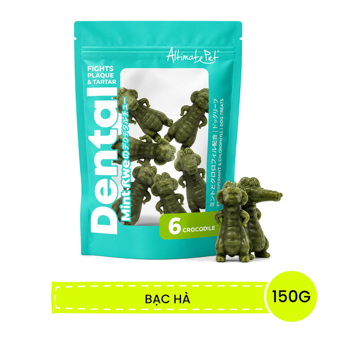 Xương Gặm Sạch Dental Chew Răng Cá Sấu 150G