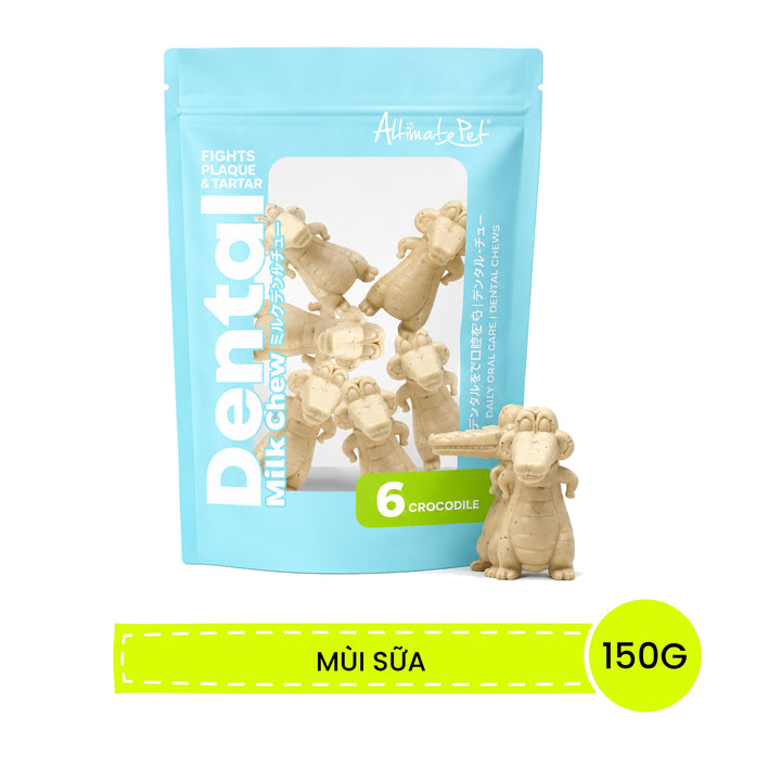 Xương Gặm Sạch Dental Chew Răng Cá Sấu 150G