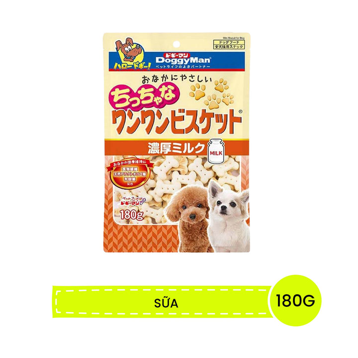 Bánh Quy DoggyMan Cho Chó Vị Rau Củ & Vị Sữa