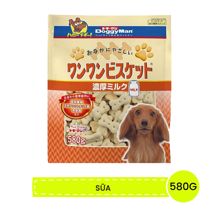 Bánh Quy DoggyMan Cho Chó Vị Rau Củ & Vị Sữa