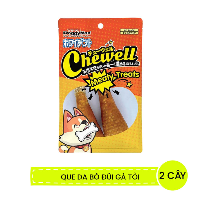Snack Thưởng Da Bò DoggyMan Chewell Cho Chó