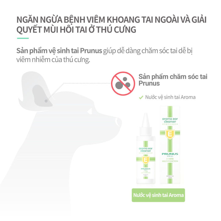 Dung Dịch Vệ Sinh Tai Prunus Aroma 120ML