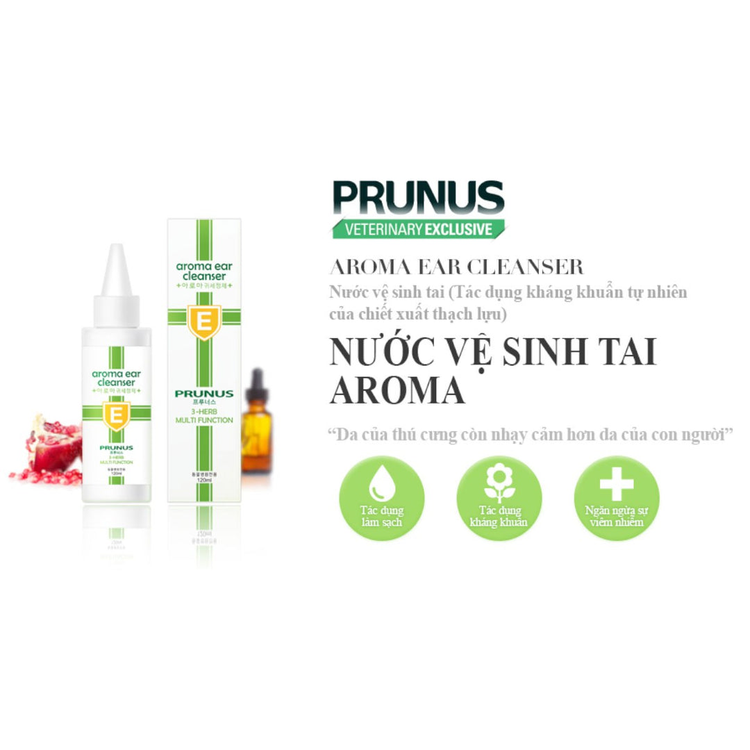 Dung Dịch Vệ Sinh Tai Prunus Aroma 120ML
