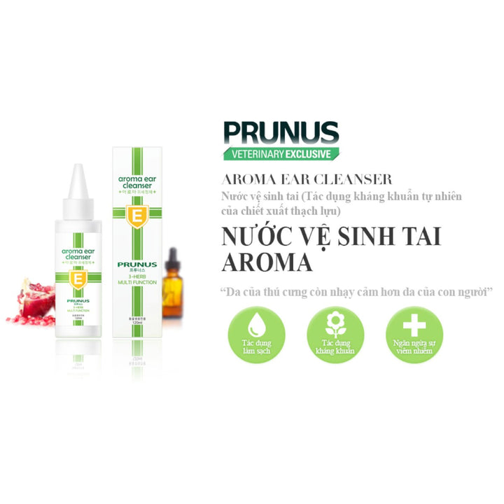 Dung Dịch Vệ Sinh Tai Prunus Aroma 120ML