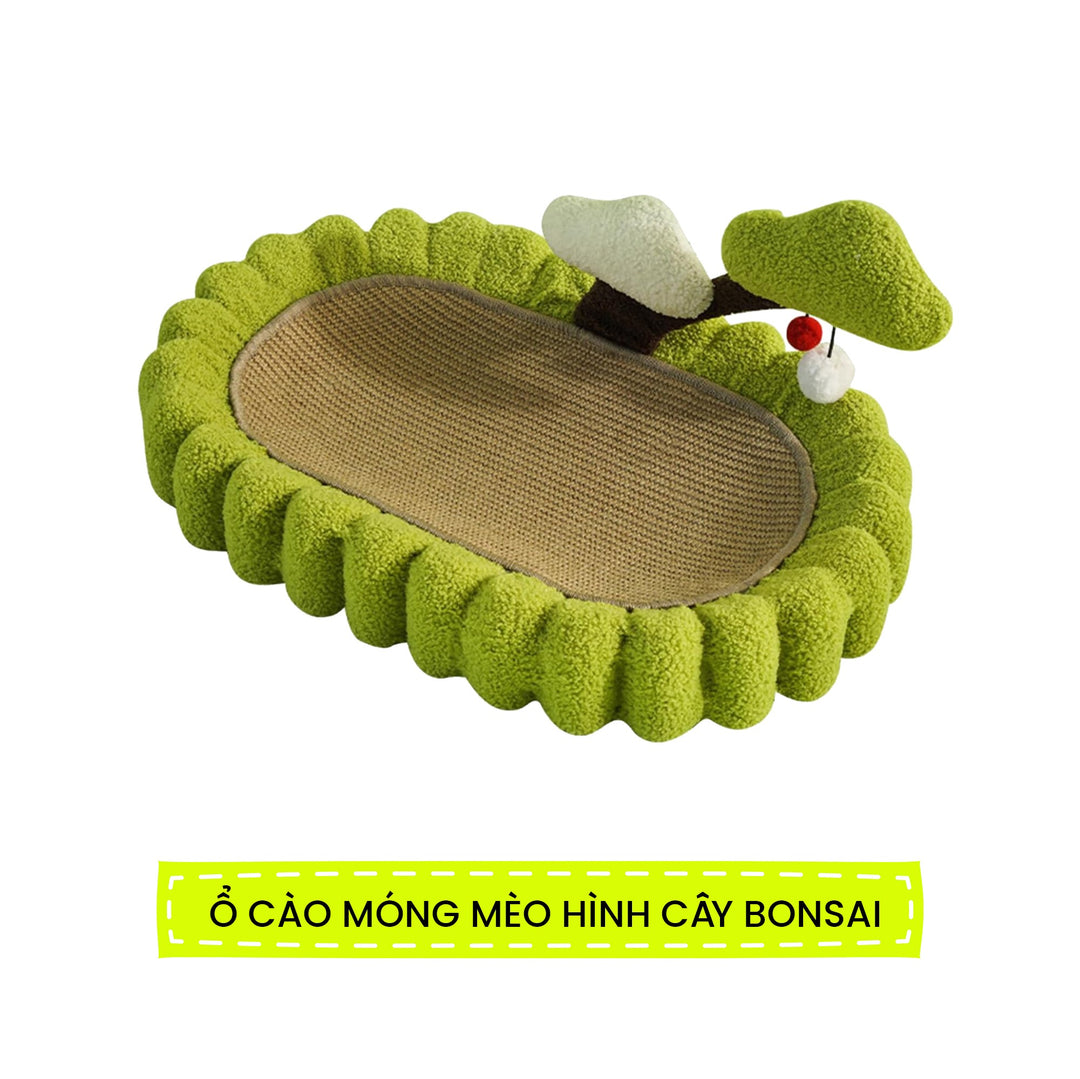 Ổ Cào Móng Ổ Nằm 2in1 Cho Mèo