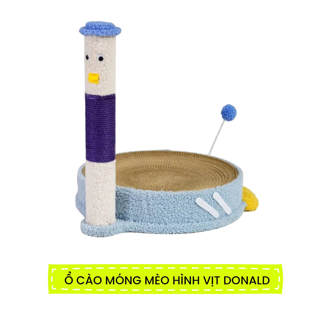 Ổ Cào Móng Ổ Nằm 2in1 Cho Mèo