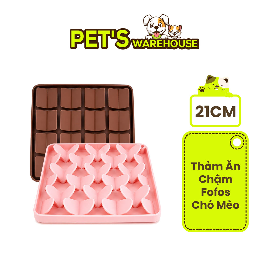 Thảm Ăn Chậm FOFOS Cho Chó Mèo 21cm