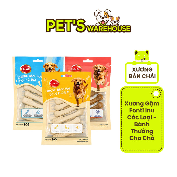 Xương Gặm Fonti Inu Các Loại - Bánh Thưởng Cho Chó