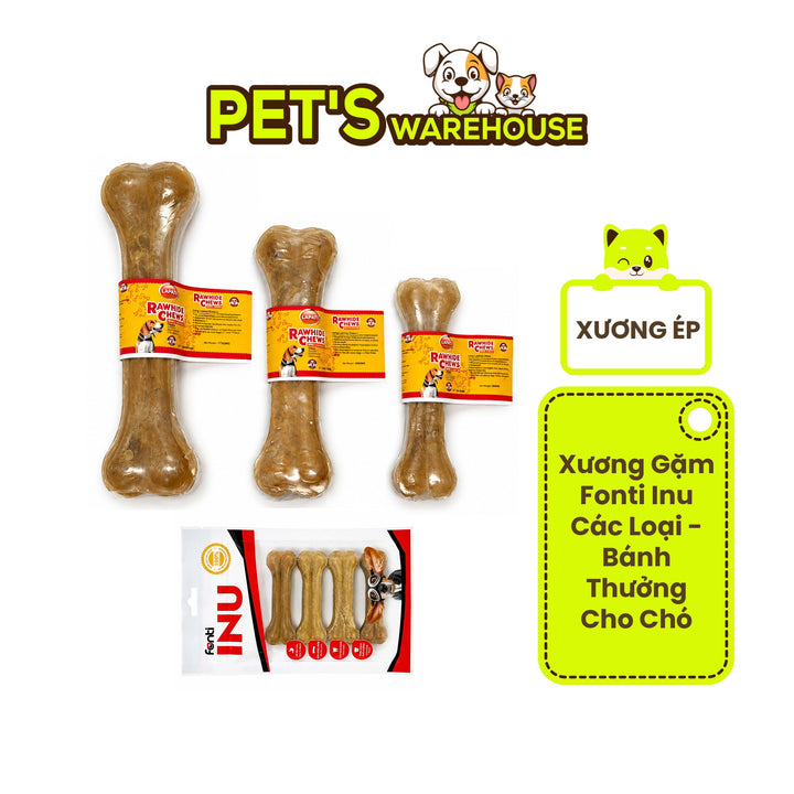 Xương Gặm Fonti Inu Các Loại - Bánh Thưởng Cho Chó
