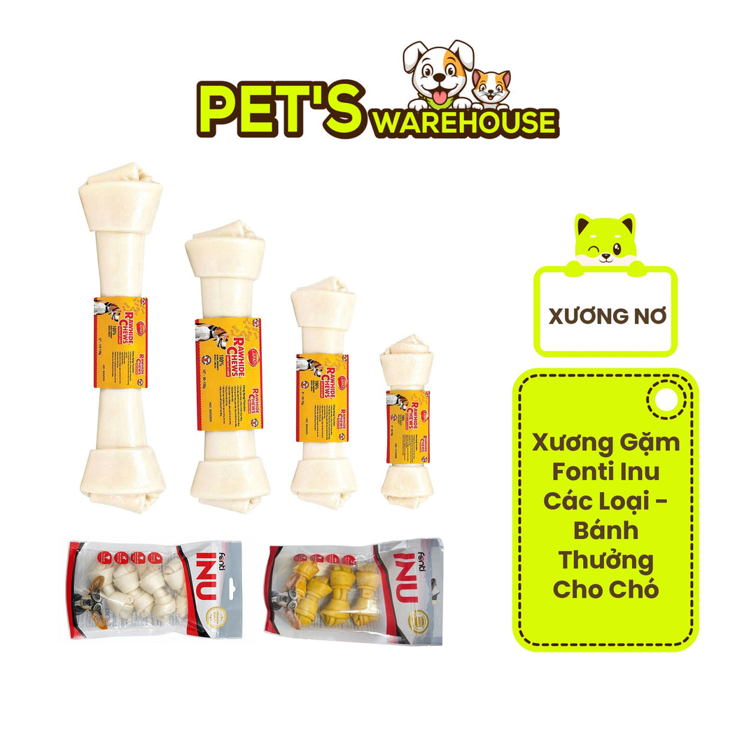 Xương Gặm Fonti Inu Các Loại - Bánh Thưởng Cho Chó