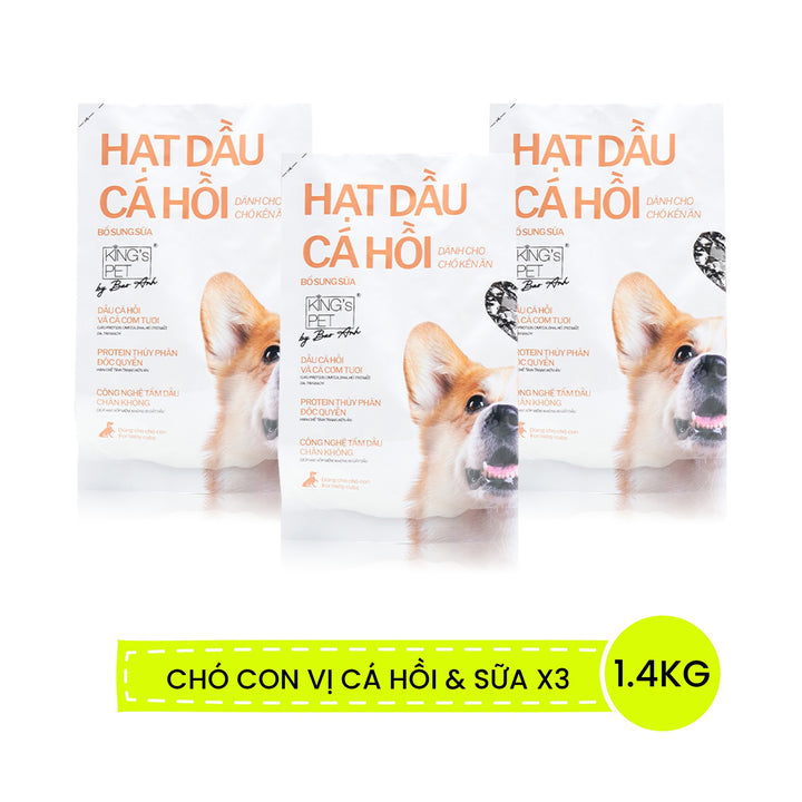 Hạt Dầu Cá Hồi King's Pet Cho Chó
