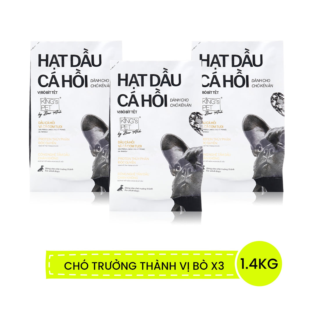 Hạt Dầu Cá Hồi King's Pet Cho Chó