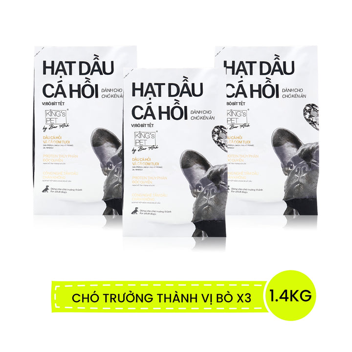 Hạt Dầu Cá Hồi King's Pet Cho Chó