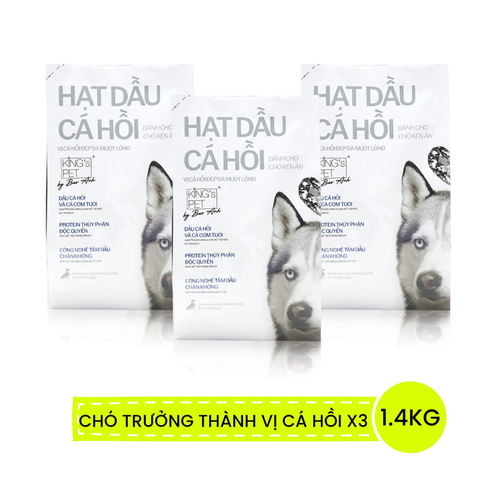 Hạt Dầu Cá Hồi King's Pet Cho Chó